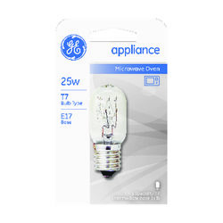 GE 25 W T7 Appliance Incandescent Bulb E17 (Intermediate) Soft White 1 pk