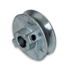 Chicago Die Cast 3 in. D Zinc Single V Grooved Pulley