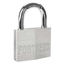 Master Lock Fortress 5.56 in. H X 1.5 in. W Aluminum 4-Pin Tumbler Padlock 1 pk