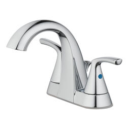 OakBrook Pacifica Chrome Two Handle Lavatory Pop-Up Faucet 4 in.