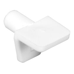 Prime-Line White Plastic Shelf Support Peg 5 mm Ga. 0.7 in. L