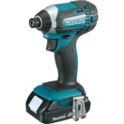 Makita LXT 18 V 1/4 in. Cordless Brushed Impact Driver Kit (Battery & Charger)