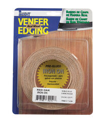 Band-It 0.75 in. W X 25 ft. L Prefinished Red Oak Wood Veneer Edge Banding