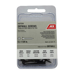 Ace No. 6 S X 1-5/8 in. L Phillips Drywall Screws 75 pk