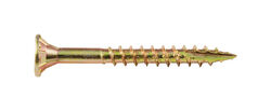 Screw Products No. 8 S X 1-1/2 in. L Star Yellow Zinc-Plated Wood Screws 5 lb lb 979 pk