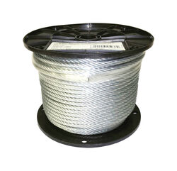 Baron Galvanized Galvanized Steel 1/4 in. D X 250 ft. L Cable