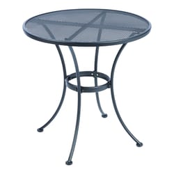 Living Accents Winston Round Black Steel Bistro Table