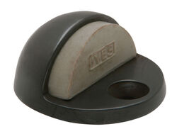 Schlage Ives 1 in. H X 1 in. W X 1-3/4 in. L Solid Brass Aged Bronze Brown Door Stop Mounts to