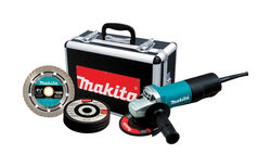 Makita Corded 120 V 7.5 amps 4-1/2 in. Cut-Off/Angle Grinder Kit 11000 rpm