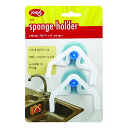 Jokari White Plastic Sink Sponge Holder