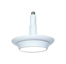 CooLEDlite Matte White 4/5/6 in. W Plastic LED Recessed Light 9 W