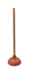 Cobra Plunger with Wooden Handle 18 in. L X 5 in. D