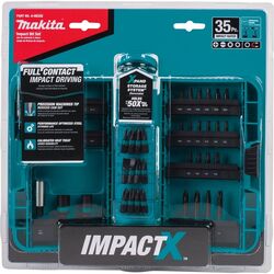 Makita ImpactX Driver Bit Set S2 Tool Steel 35 pc