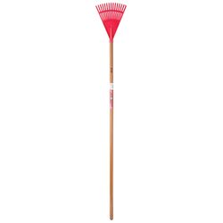 Ace 54.5 in. L X 8 in. W Poly Rake Wood Handle