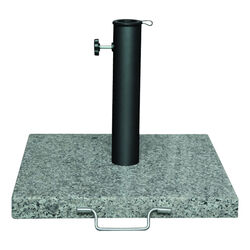 Bond Gray Granite Umbrella Base 17 in. L X 17 in. W X 12.6 in. H