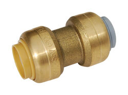 SharkBite 1/2 in. Push T X 1/2 in. D Push Brass Coupling