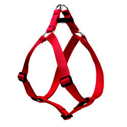 Lupine Pet Basic Solids Red Red Nylon Dog Harness