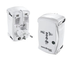 Travel Smart Type A, Type B, Type C, Type E, Type F, Type G For Worldwide Adapter Plug In