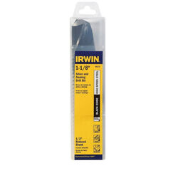 Irwin 1-1/8 in. S X 6 in. L High Speed Steel Drill Bit 1 pc
