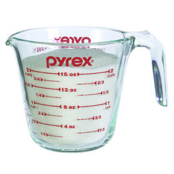 Pyrex 2 cups Glass Clear Measuring Cup