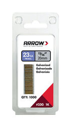 Arrow Fastener Assorted in. 23 Ga. Straight Strip Pin Nails Smooth Shank 1,000 pk