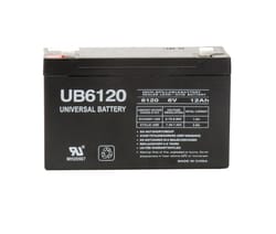 Universal Power Group UB6120 12 Lead Acid Automotive Battery