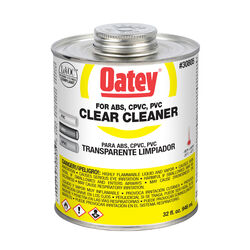 Oatey Clear Cleaner For ABS/CPVC/PVC 32 oz