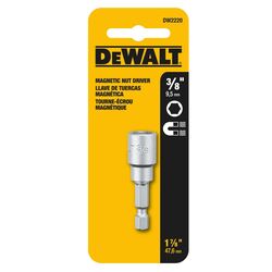 DeWalt 3/8 in. S X 1-7/8 in. L Magnetic Nut Driver Heat-Treated Steel 1 pc