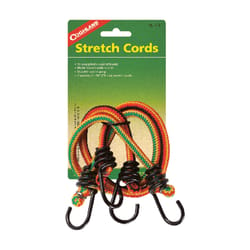 Coghlan's Multicolored Bungee Stretch Cord 20 in. L X 0.315 in. T 99 lb 2 pk