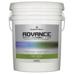 Benjamin Moore Advance Semi-Gloss Base 1 Paint Interior 5 gal