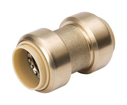 BK Products ProLine 1/2 Push T X 1/2 D Push Brass Coupling