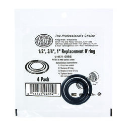 NDS 1-1/2 in. D X 1-1/8 in. D EPDM Union O-Ring Pack 3 pk