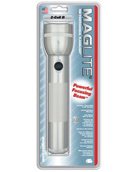 Maglite Mini Mag 27 lm Silver Krypton Flashlight D Battery