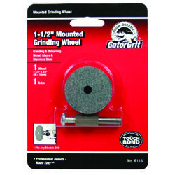 Gator 1-1/2 in. D X 3/8 in. thick T X 1/4 in. S Grinding Wheel 1 pc