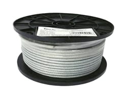 Baron Clear Vinyl Galvanized Steel 1/8 in. D X 250 ft. L Cable