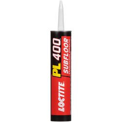 Loctite PL 400 Subfloor Adhesive Synthetic Latex Subfloor Construction Adhesive 10 oz