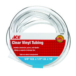 Ace ProLine 1/2 in. D X 5/8 in. D PVC Vinyl Tubing