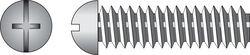 Hillman No. 6-32 S X 1-1/2 in. L Combination Round Head Zinc-Plated Steel Machine Screws 100 pk