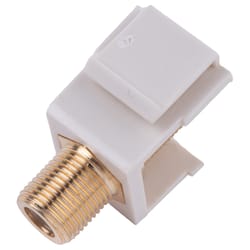 Monster Cable Just Hook It Up F-Connector F Coaxial F Connector Keystone Insert 1 pk