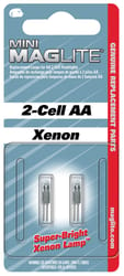 Maglite 2-Cell AA Xenon Flashlight Bulb Bi-Pin Base