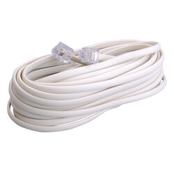 Monster Cable Just Hook It Up 25 ft. L Ivory Modular Telephone Line Cable