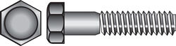 Hillman 1/2 in. D X 3 in. L Zinc Plated Steel Hex Bolt 50 pk