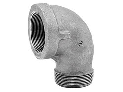 Anvil 3/8 in. FPT T X 3/8 in. D FPT Black Malleable Iron Street Elbow