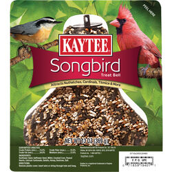 Kaytee Songbird Treat Bell Cardinal Sunflower Seeds Wild Bird Seed Bell 13 oz