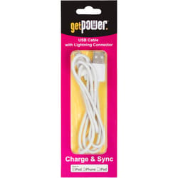 Get Power 3 ft. L Lightning to USB Cables 1