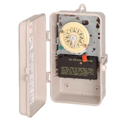 Intermatic Indoor and Outdoor Mechanical Timer Switch 208/277 V Cream