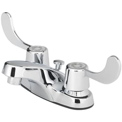OakBrook Chrome Two Handle Lavatory Pop-Up Faucet 4 in.
