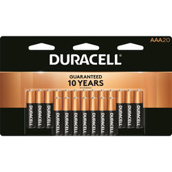 Duracell Coppertop AAA Alkaline Batteries 20 pk Carded
