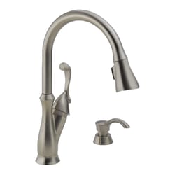 Delta Arabella One Handle Stainless Steel Pull Out Kitchen Faucet