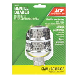 Ace 3 in. D Silver Aluminum Gentle Soaker